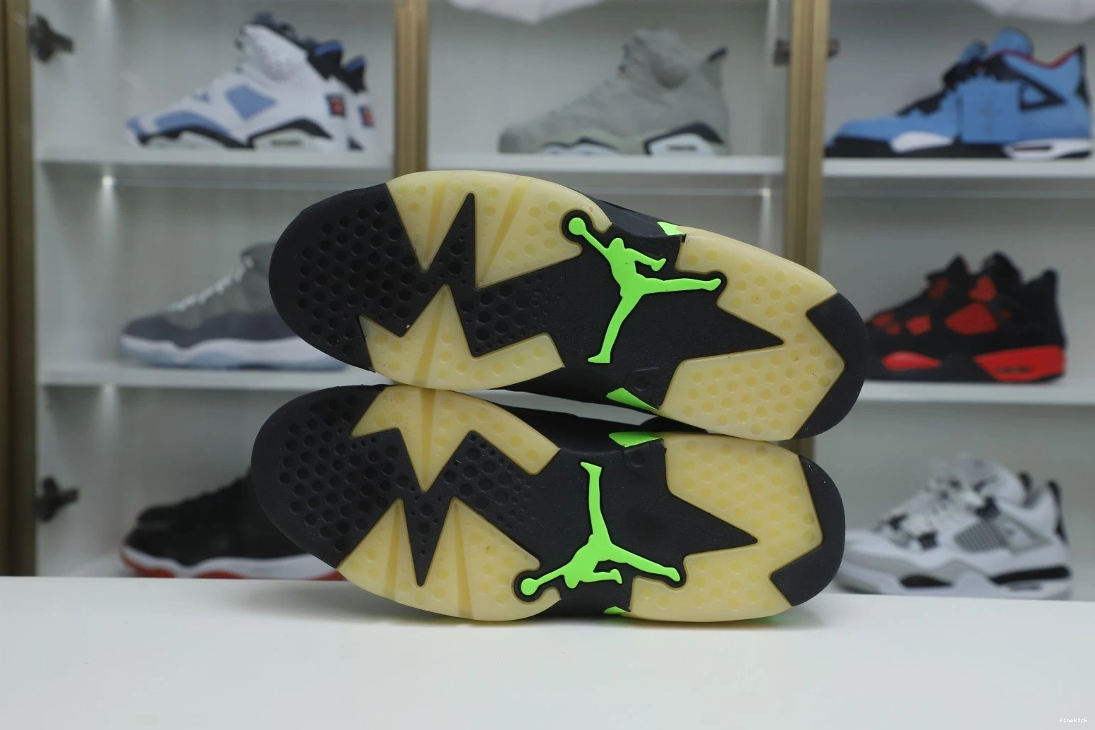 RETRO GREEN' AIR 'ELECTRIC JORDAN 6 0316